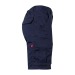 VL HEBE. Bermuda stretch, multipoches 240g/m², en coton 46%, EME 38% et polyester 16%, Short publicitaire