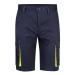 VL HEMERA. Bermuda stretch bicolore, multipoches 240g/m², en coton 46%, EME 38% et polyester 16% bedrijfs cadeau