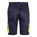 VL HEMERA. Bermuda stretch bicolore, multipoches 240g/m², en coton 46%, EME 38% et polyester 16%, Short reclame