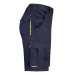 VL HEMERA. Bermuda stretch bicolore, multipoches 240g/m², en coton 46%, EME 38% et polyester 16%, Short reclame