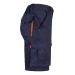 VL HEMERA. Bermuda stretch bicolore, multipoches 240g/m², en coton 46%, EME 38% et polyester 16%, Short reclame