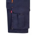 VL HEMERA. Bermuda stretch bicolore, multipoches 240g/m², en coton 46%, EME 38% et polyester 16% bedrijfs cadeau