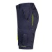 VL HEMERA. Bermuda stretch bicolore, multipoches 240g/m², en coton 46%, EME 38% et polyester 16% bedrijfs cadeau