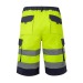 VL HADES. Bermuda bicolore multi-poches 210g/m², en coton 20% et polyester 80%, Short publicitaire