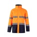VL THEMIS LARGE. Parka bicolore 190g/m², en polyester 100%, avec finition PU, Parka publicitaire