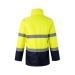 VL THEMIS LARGE. Parka bicolore 190g/m², en polyester 100%, avec finition PU cadeau d’entreprise