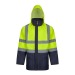 VL JUNO. Parka 4 en 1 bicolore 180g/m², en polyester 100%, avec finition PU cadeau d’entreprise