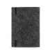 BALDWIN. Bloc-notes A5 avec couverture en feutrine recycléee 100% rPET et pages lignées cadeau d’entreprise