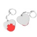 Porte-clés jeton 1€ coeur cadeau d’entreprise