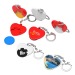 Porte-clés jeton 1€ coeur regalo d'azienda