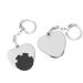 Porte-clés jeton 1€ coeur regalo d'azienda