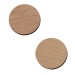 Jeton 1€ en bois, jeton pubblicitario