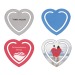 Pince à fiches recyclé coeur bedrijfs cadeau