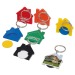 Porte-clés jeton 1€ Maison regalo d'azienda
