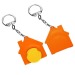 Porte-clés jeton 1€ Maison, jeton reclame