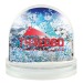 Boule à neige scintillante, boule à neige publicitaire