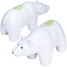 Ours blanc anti-stress cadeau d’entreprise