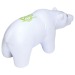Ours blanc anti-stress, animal en mousse anti-stress publicitaire