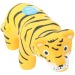 Tigre anti-stress, animal en mousse anti-stress pubblicitario