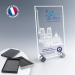 Plaque de verre 6x15x9cm regalo d'azienda