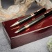 Set d'écriture Mark Twain dans un coffret en bois cadeau d’entreprise
