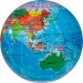 Balle anti-stress globe terrestre regalo d'azienda