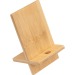 Support de téléphone portable en bambou, Porte-téléphone portable et support, socle, base pour smartphone publicitaire