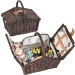 Panier pique-nique en rotin pour 2 personnes bedrijfs cadeau