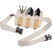 Set d'outils de jardinage dans une ceinture en coton cadeau d’entreprise