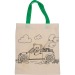 Sac en coton avec crayons à colorier, Sac à colorier publicitaire
