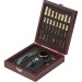 Set à vin dans un coffret bois, set à vin reclame