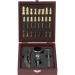 Set à vin dans un coffret bois bedrijfs cadeau