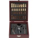 Set à vin dans un coffret bois, set à vin reclame