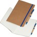 Cahier A5 avec stylo à bille, carnet recyclé publicitaire
