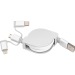 Câble de recharge extensible avec 3 prises, câble de chargement pubblicitario