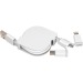 Câble de recharge extensible avec 3 prises, câble de chargement pubblicitario