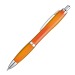Stylo transparent avec clip en métal argenté cadeau d’entreprise