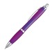 Stylo transparent avec clip en métal argenté cadeau d’entreprise