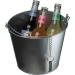 Seau en zinc avec ouvre-bouteille, seau à Champagne publicitaire