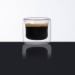 Tasse à expresso à double paroi 50ml, verre à double paroi publicitaire