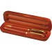 Set tout en bois, Parure avec stylo plume publicitaire