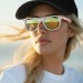 Lunettes de soleil bi-couleur cadeau d’entreprise