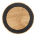 Enceinte en bois 3W avec chargeur sans fil, musique publicitaire