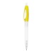 Stylo Bio-S! Clear transparent, Stylo en plastique biodégradable reclame