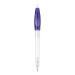 Stylo Bio-S! Clear transparent, Stylo en plastique biodégradable reclame
