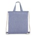 Sac cordelettes  en coton recyclé 38x42cm, gadget écologique recyclé ou bio publicitaire