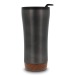 Mug double paroi avec base en liège 480ml, Mug de voyage isolant publicitaire