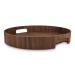 Plateau rond Ø 35 cm, plateau en bois publicitaire