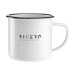 Mug émaillé rétro en métal 350ml regalo d'azienda