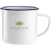 Mug émaillé rétro en métal 350ml regalo d'azienda